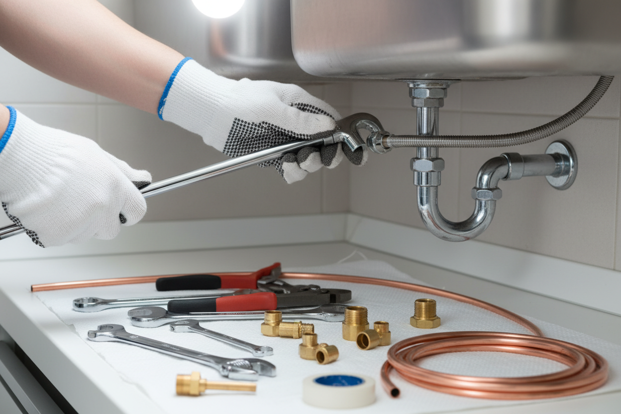 une image de petits travaux exemple plomberie